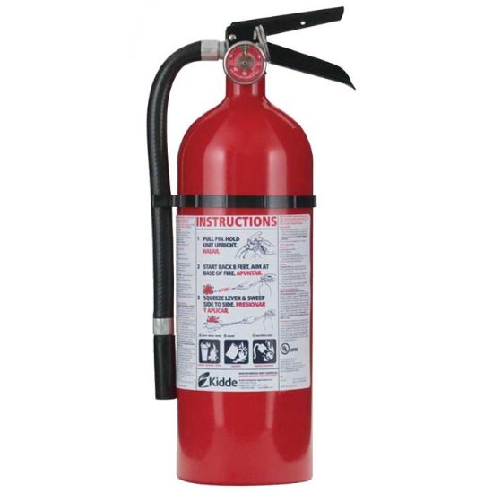 Picture of Kidde Pro 210 4 lb ABC Fire Extinguisher w/ Wall Hook (Rechargeable) 