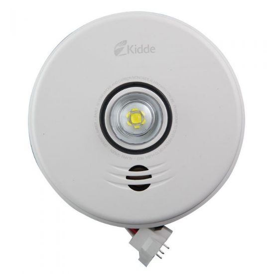Picture of Kidde P4010ACLEDSCO-2 AC Hardwire 3-in-1 LED Strobe and 10-Year Combo Smoke / CO Alarm