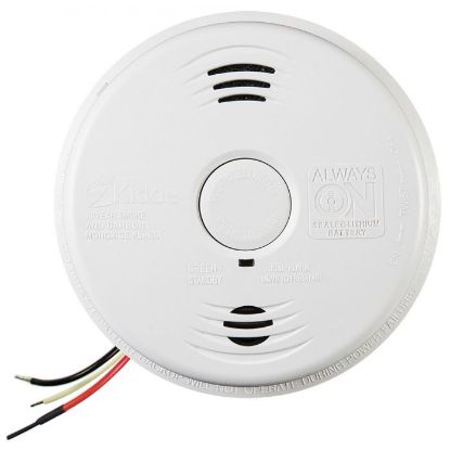 Picture of Worry-Free AC Wire-in Combination Smoke & Carbon Monoxide (CO) Alarm Sealed Lithium Battery Backup