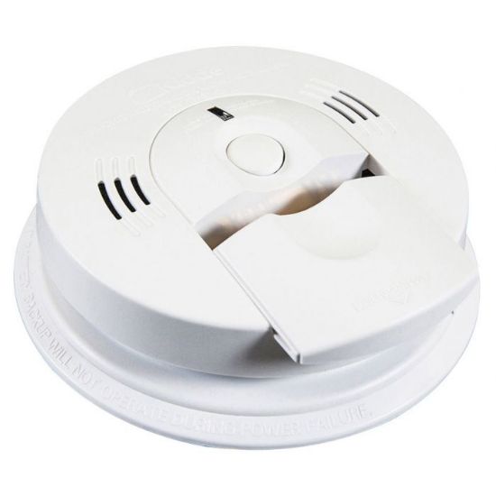 Kidde Smoke Detector, 10-Year Battery, LED Indicators, Replacement Alert,  Test-Reset Button