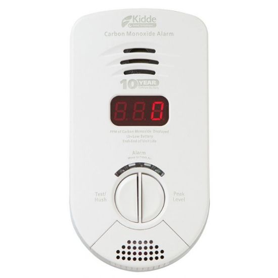 Picture of Carbon Monoxide Alarm for Bedrooms, Plug-in. Sealed Lithium Battery Backup, Voice Alarm