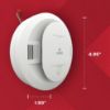 Picture of Hardwired Smoke & Carbon Monoxide Detector with Voice Alerts - 900-CUAR-V