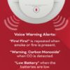 Picture of Hardwired Smoke & Carbon Monoxide Detector with Voice Alerts - 900-CUAR-V